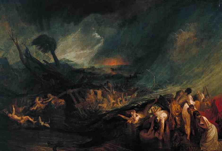 J.M.W. Turner, Il diluvio, 1805 (via Wikimedia Commons)&nbsp;<br />