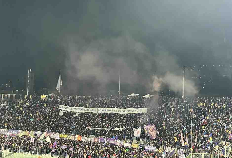 &nbsp;Uno striscione contro Dariio Nardella - foto X