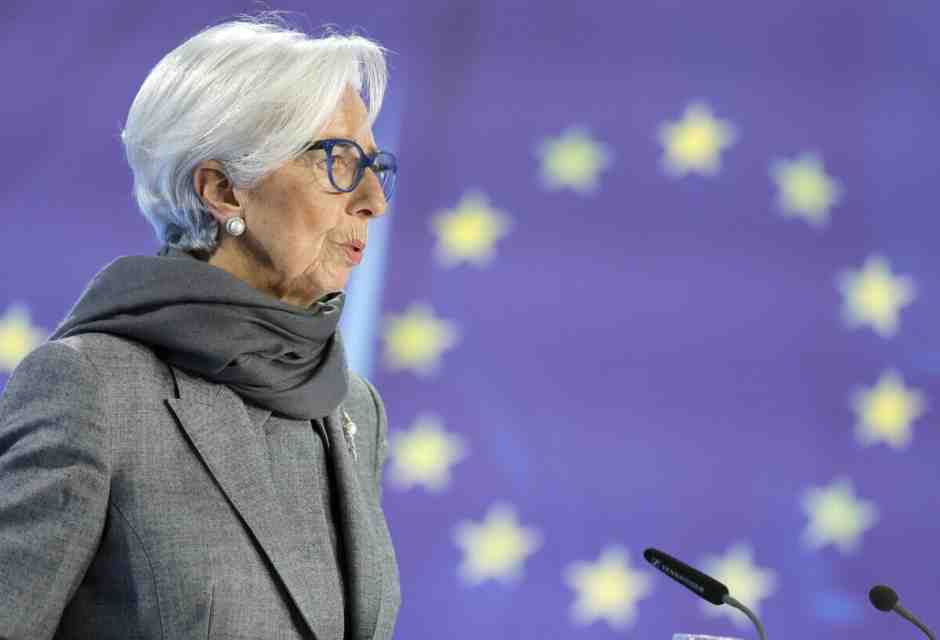 &nbsp;Christine Lagarde, presidente della Bce (Ansa)<br />