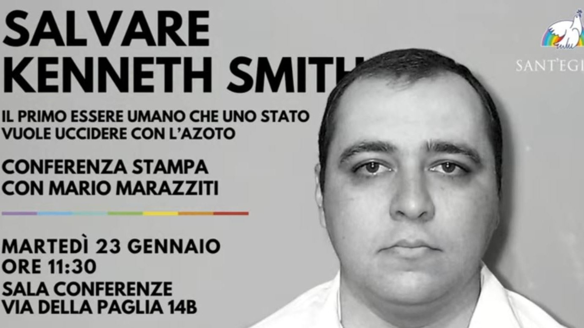 Immagine di Un uomo sarà soffocato con l’azoto. Sant’Egidio: l’Alabama fermi il boia