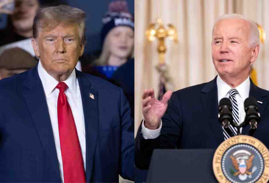 &nbsp;Donald Trump e Joe Biden - foto Ansa