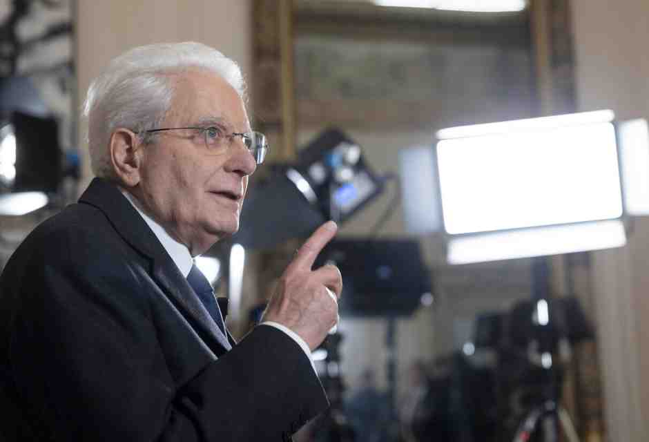 &nbsp;Sergio Mattarella - foto Ansa