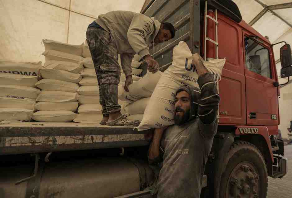 Aiuti umanitari a Gaza. Photo by Ahmad Hasaballah/Getty Images&nbsp;<br />