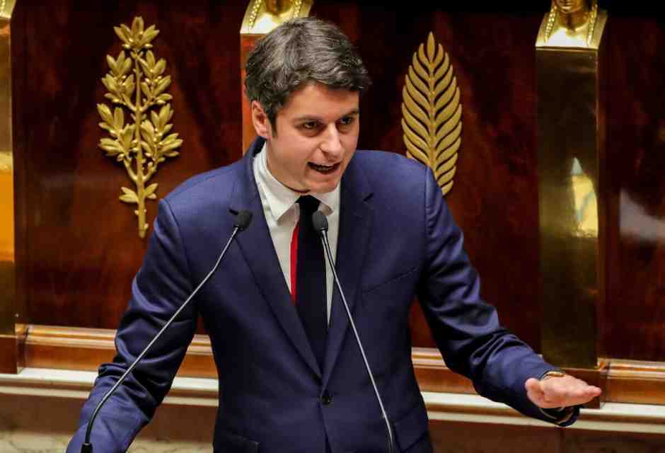  Gabriel Attal davanti all'Assemblea Nazionale - foto Ansa