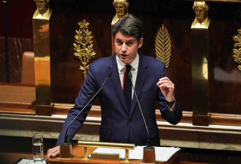 &nbsp;Gabriel Attal - foto Ansa