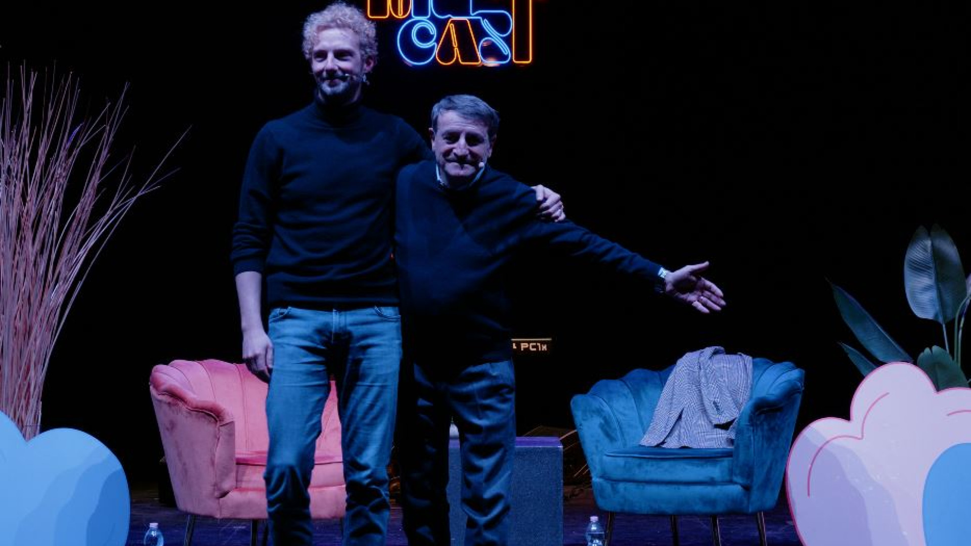 Immagine di Poretti-D'Avenia, dialogo a teatro sulla scuola, la vita e Dio