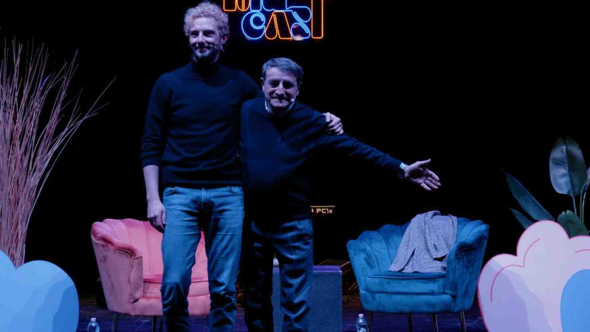 Immagine di Poretti-D'Avenia, dialogo a teatro sulla scuola, la vita e Dio