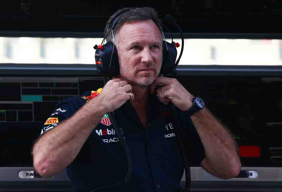 Christian Horner al Grand Prix di Abu Dhabi nel novembre 2023 (foto Jakub Porzycki/NurPhoto via Getty Images)&nbsp;<br />