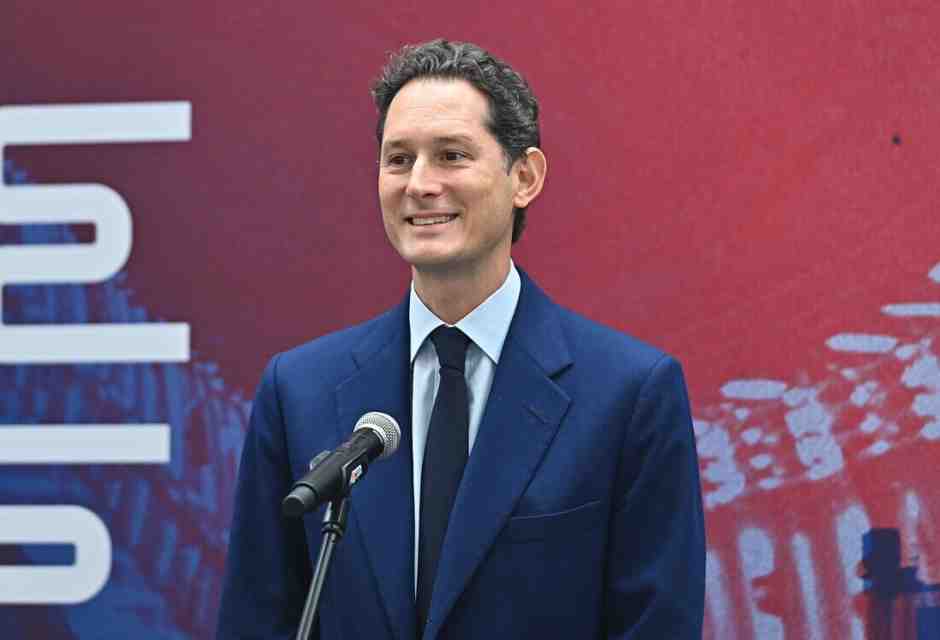 John Elkann - foto Ansa