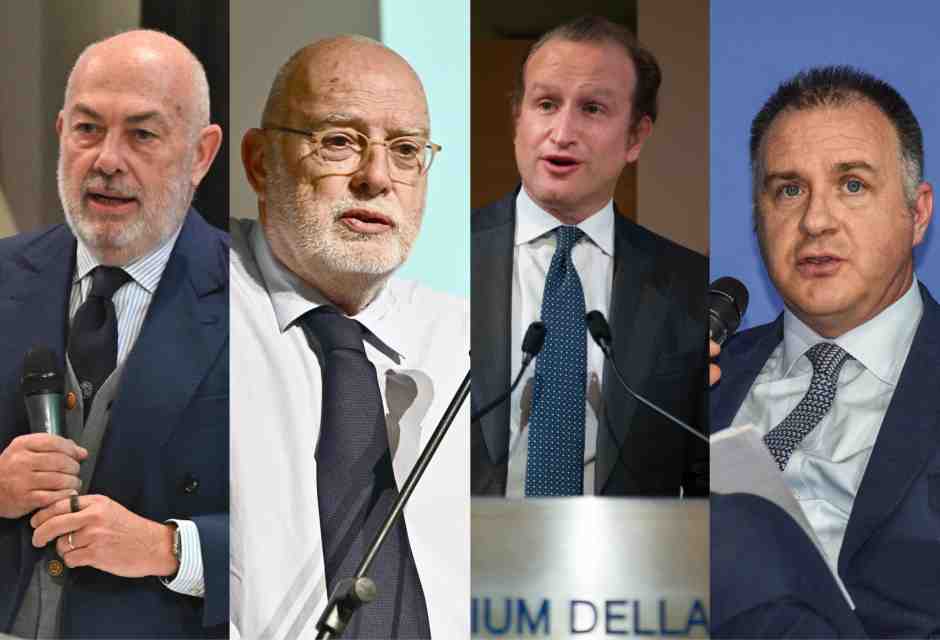 &nbsp;<strong>Edoardo Garrone, Antonio Gozzi, Alberto Marenghi ed Emanuele Orsini</strong>