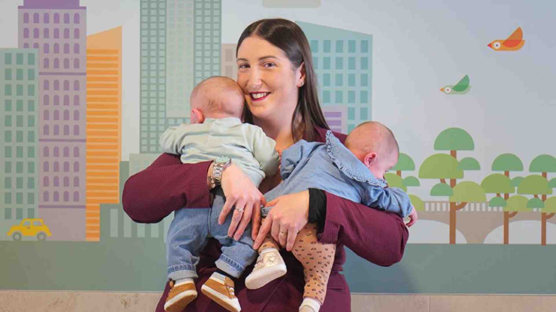 Immagine di Nata con il cuore a metà. Ylenia diventa mamma di due gemelli