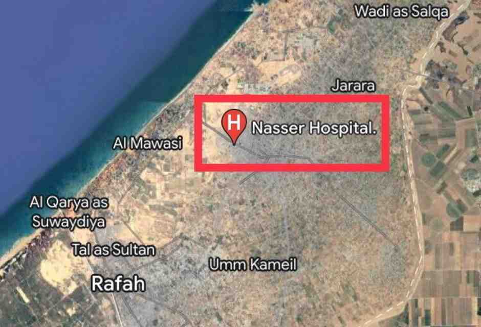 L'esercito Israeliano inizia l'incursione nell'ospedale Nasser a Khan Yunis