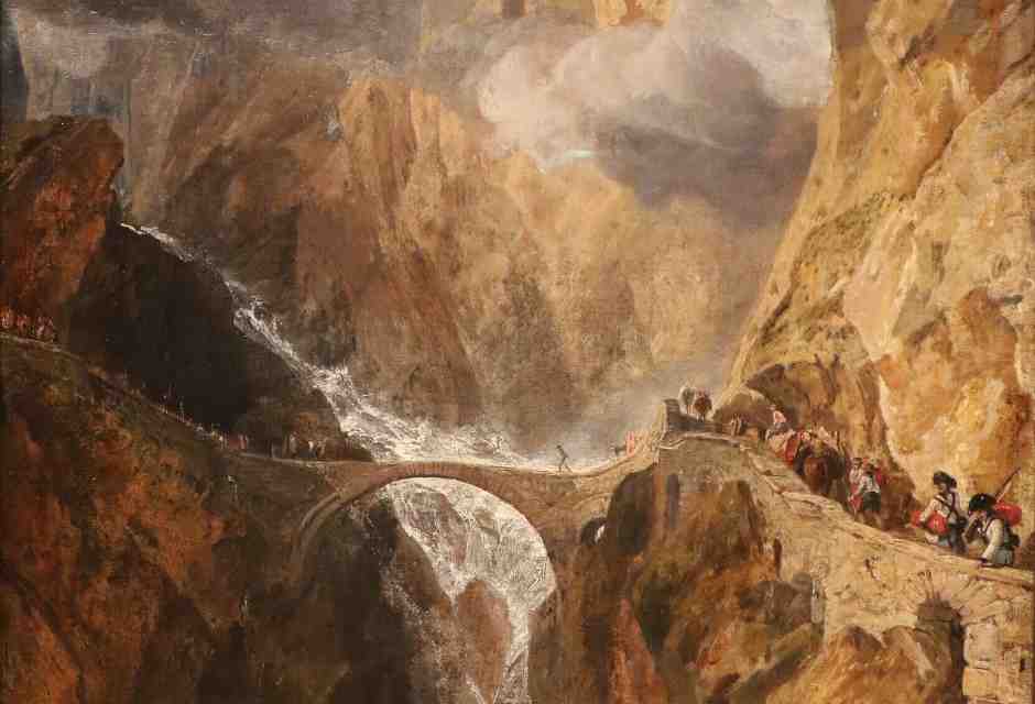 William Turner, "Il ponte del diavolo al San Gottardo" (Wikipedia)