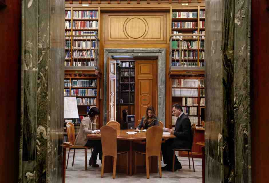 &nbsp;Biblioteca - Foto Ansa