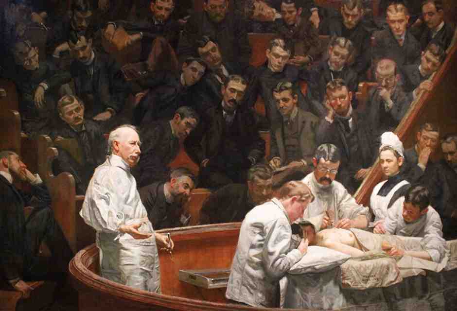 &ldquo;La clinica Agnew&rdquo; di Thomas Eakins, 1889 (Wikipedia)&nbsp;<br />