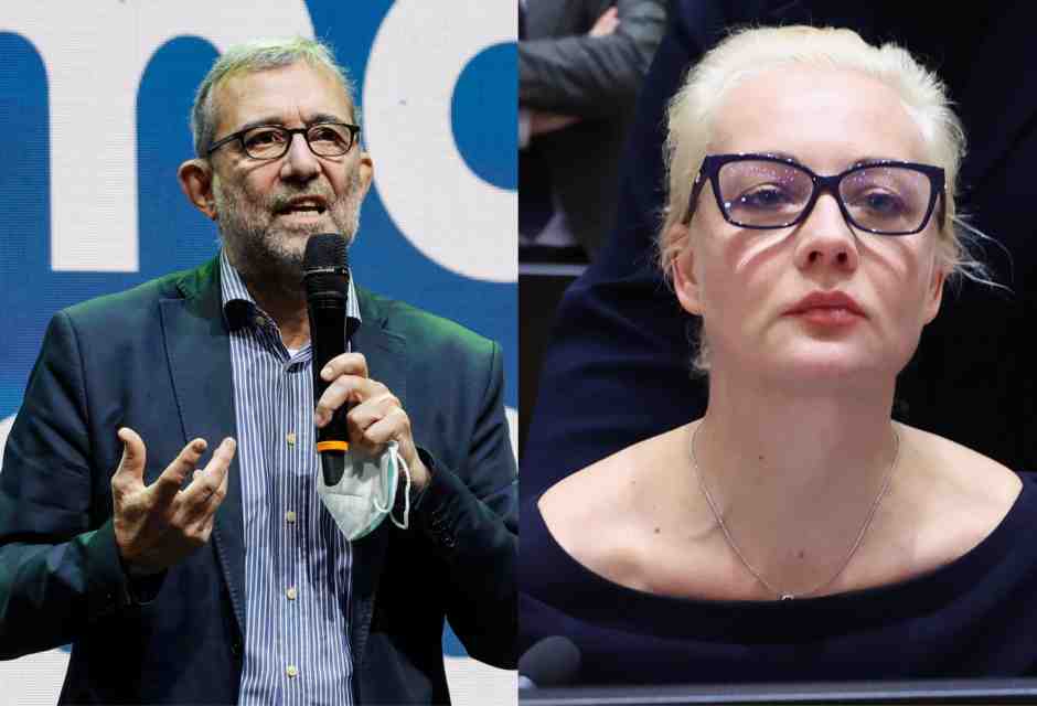 &nbsp;Roberto giachetti, Yulia Navalnaya - foto Ansa
