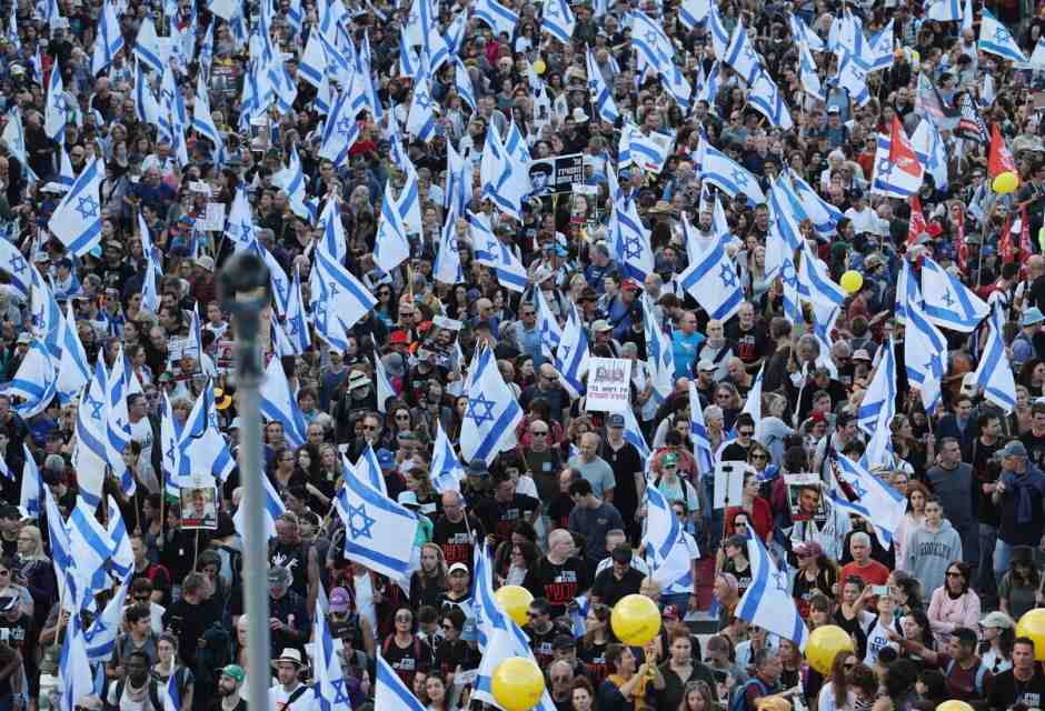  Manifestazione in Israele - foto Ansa