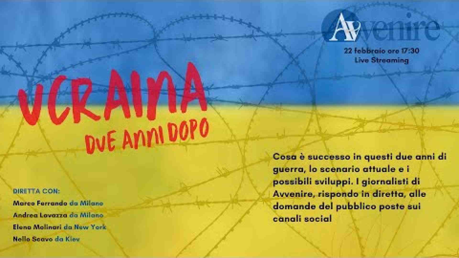 Immagine di Due anni di guerra in Ucraina, un podcast e il video della diretta web