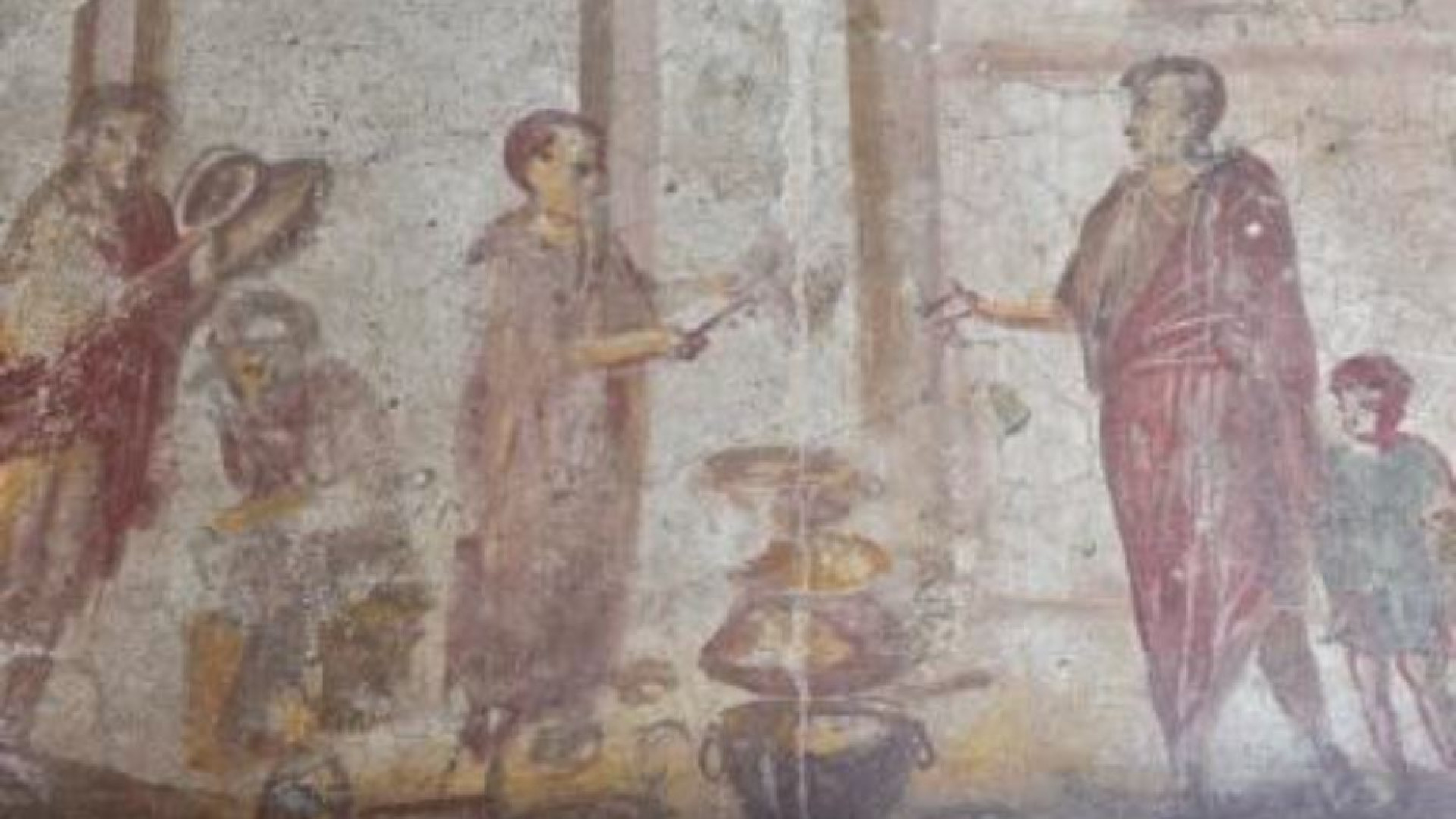 Immagine di Cibo e svaghi dei Romani riemergono dalle ceneri di Pompei