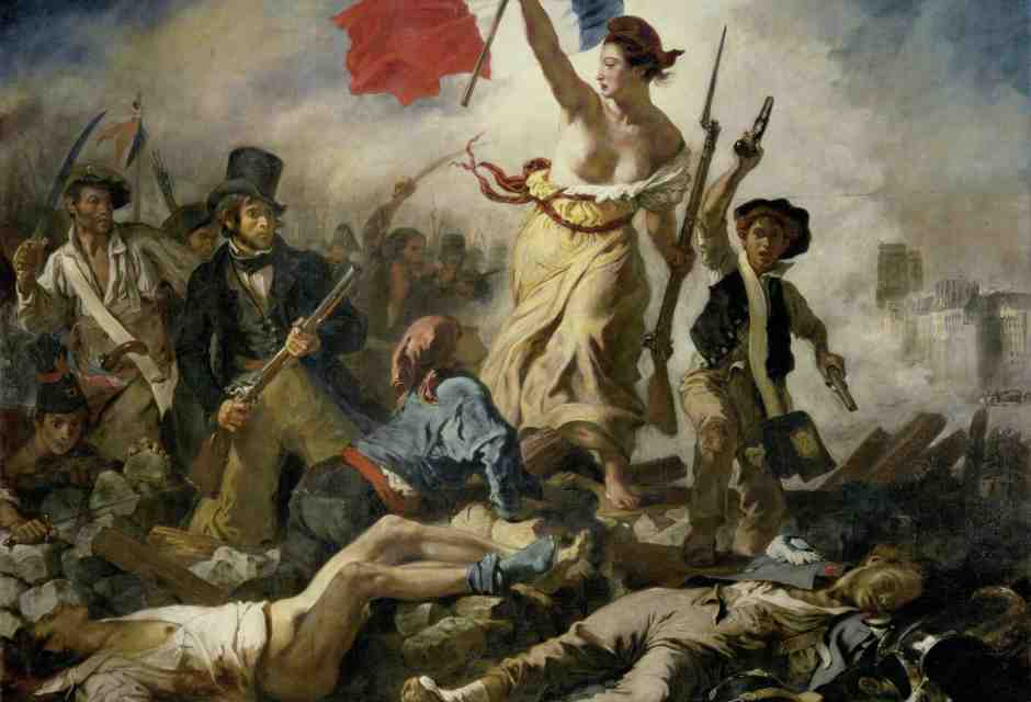 &nbsp;La libert&agrave; che guida il popolo - Eugene Delacroix