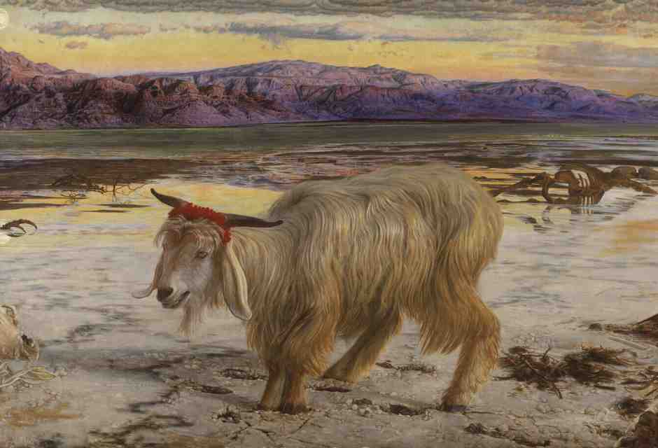 William Holman Hunt - The Scapegoat (Wikimedia)&nbsp;<br />