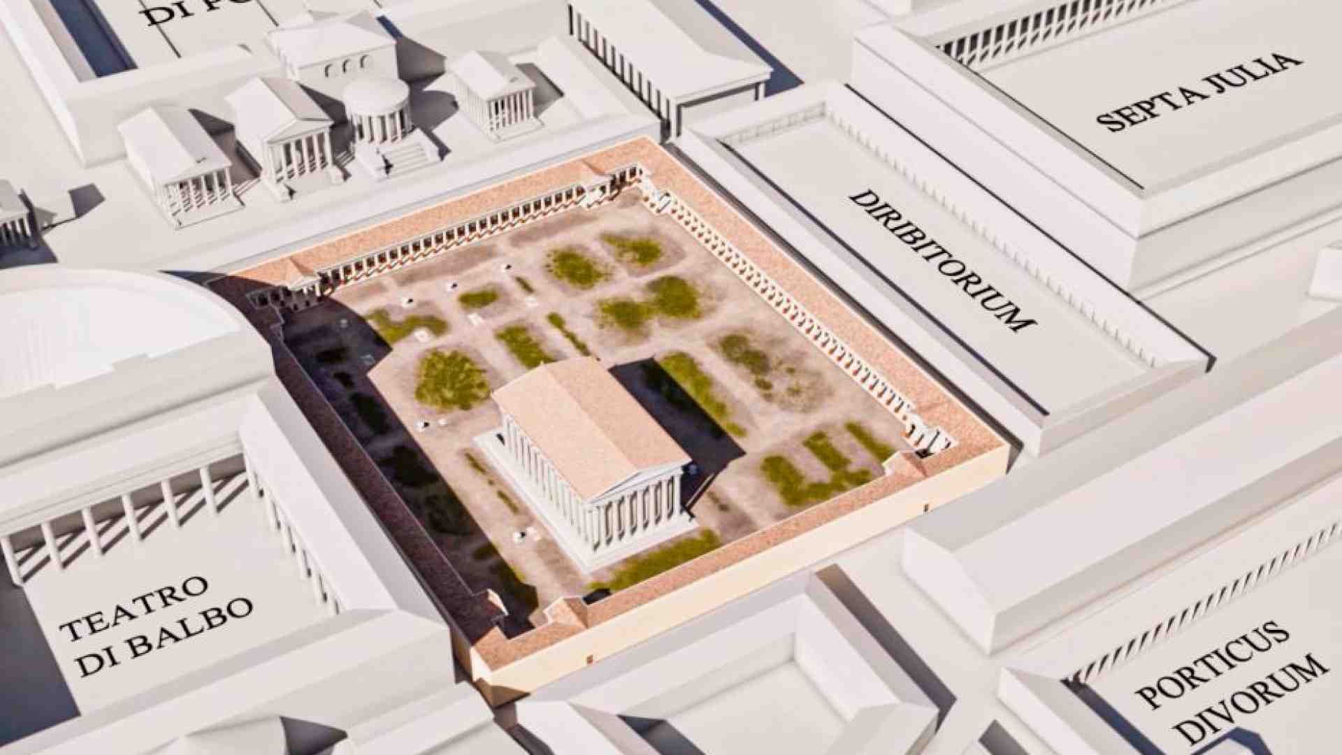 Immagine di Svelata la Porticus Minucia a Roma: le foto e le ricostruzioni