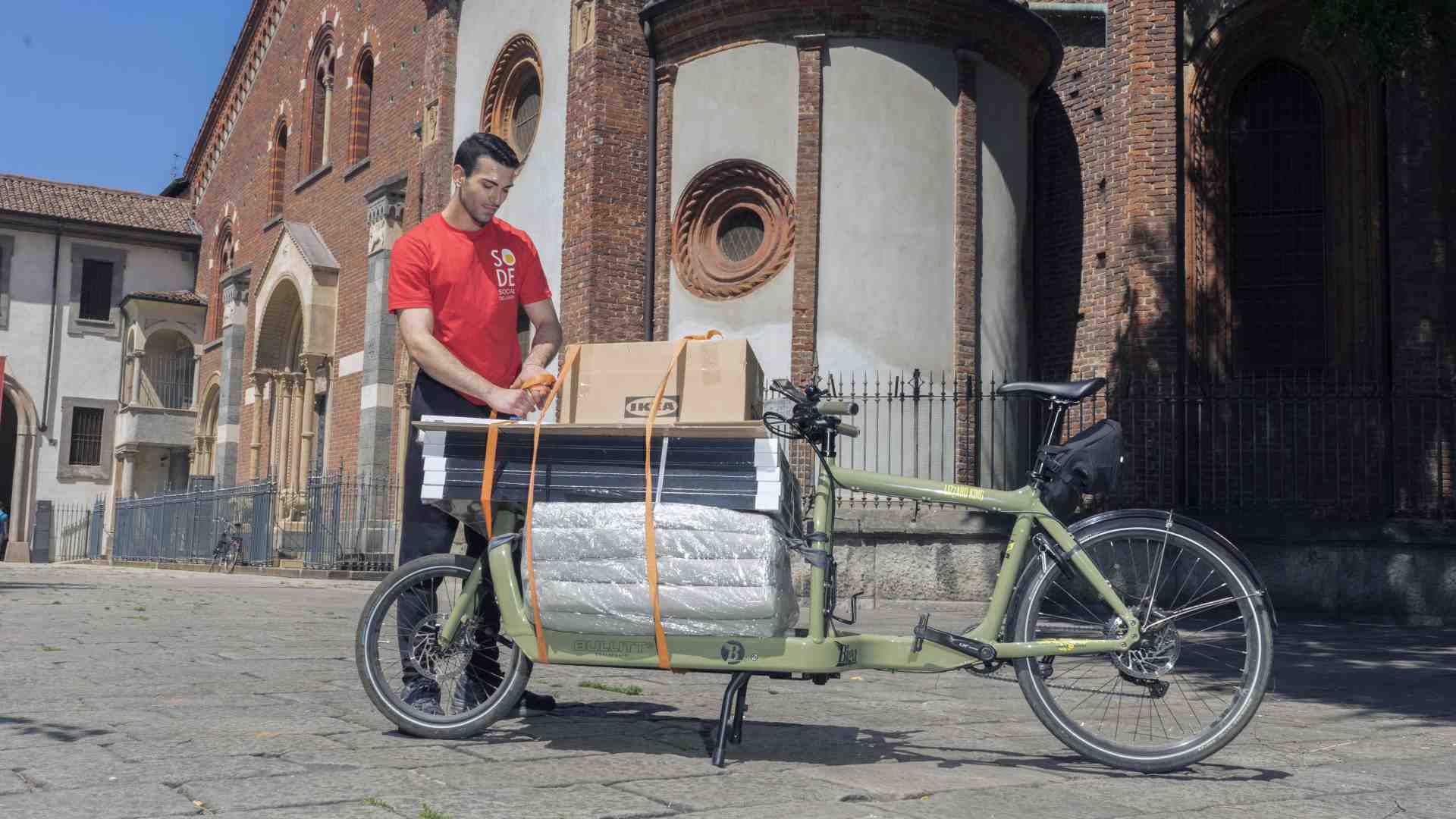 Immagine di La consegna arriva in bici: il metodo So.De ha convinto pure Ikea
