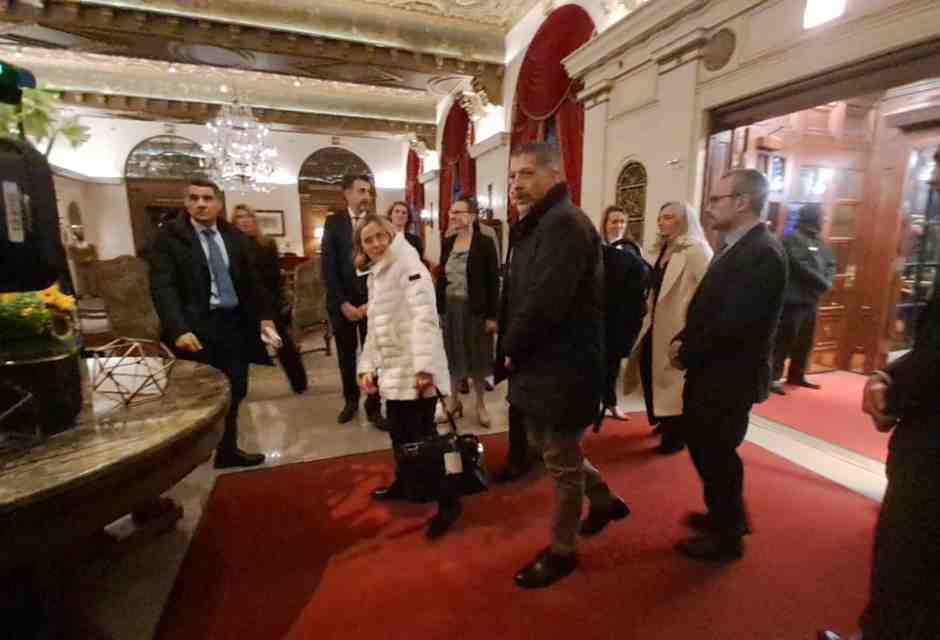 &nbsp;Meloni a Washington per l'incontro con Joe Biden - foto Ansa