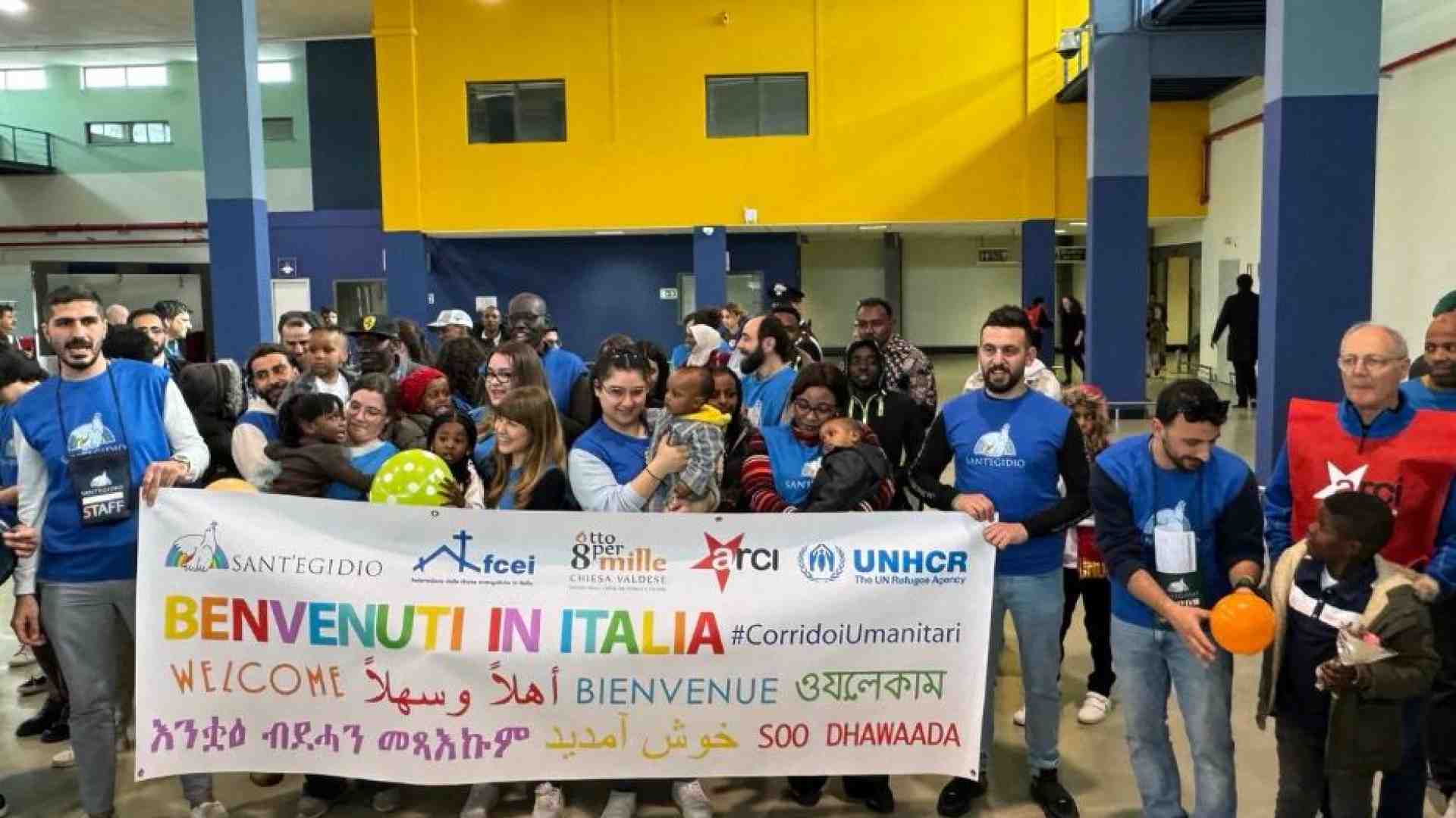 Immagine di A Fiumicino 97 profughi salvati dai centri di detenzione libici