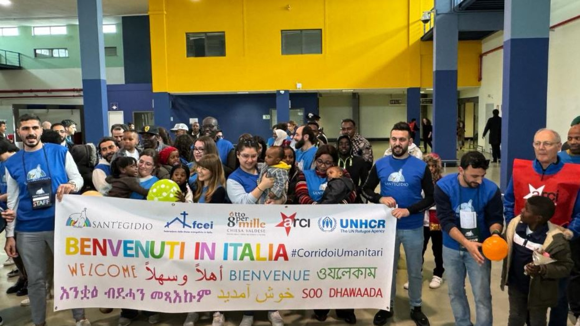 Immagine di A Fiumicino 97 profughi salvati dai centri di detenzione libici