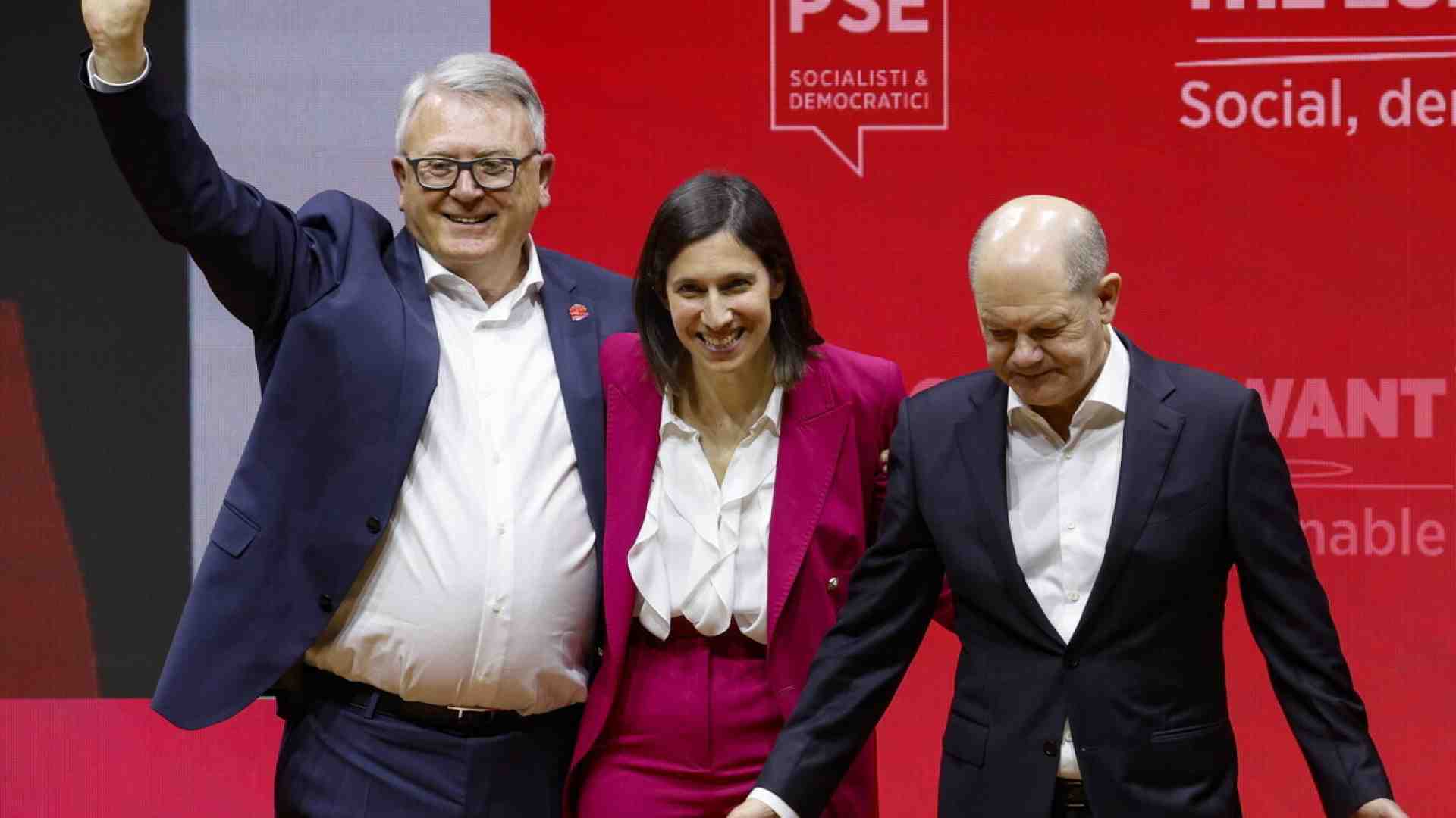 Immagine di Al congresso del Pse a Roma nessuno ha mai detto "mai con Meloni"