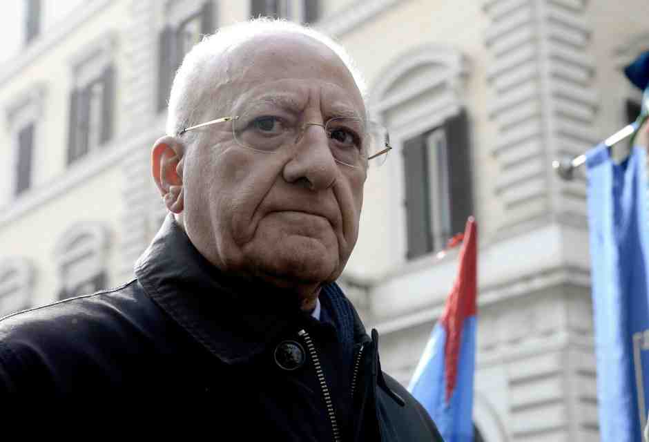 &nbsp;Vincenzo de Luca - foto via Getty Images