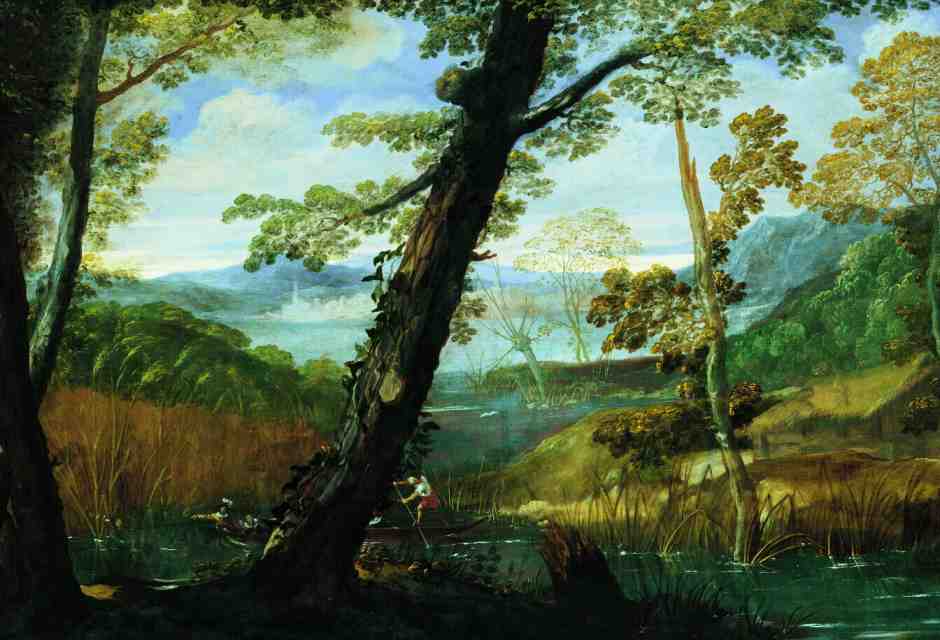 Annibale Carracci, "Paesaggio fluviale" (Ansa)