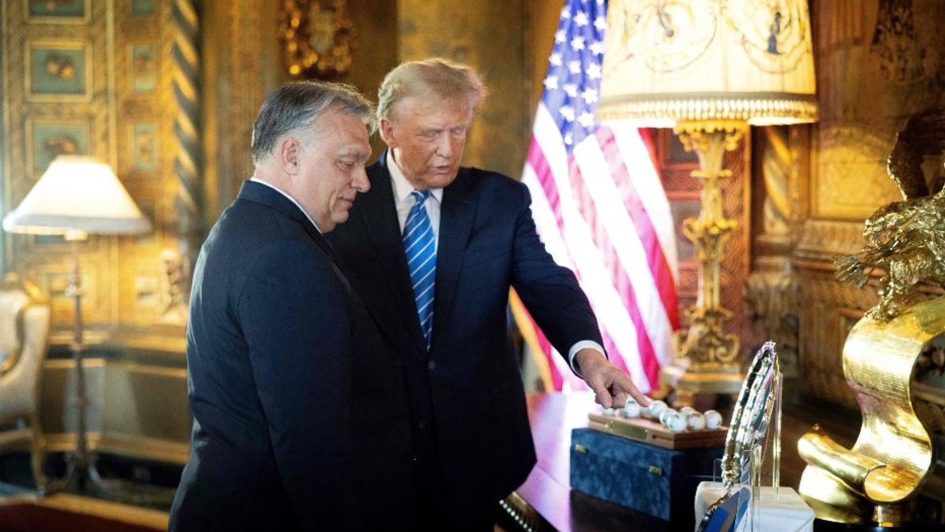 Immagine di Orbán incorona Trump: «Lui è il presidente della pace»