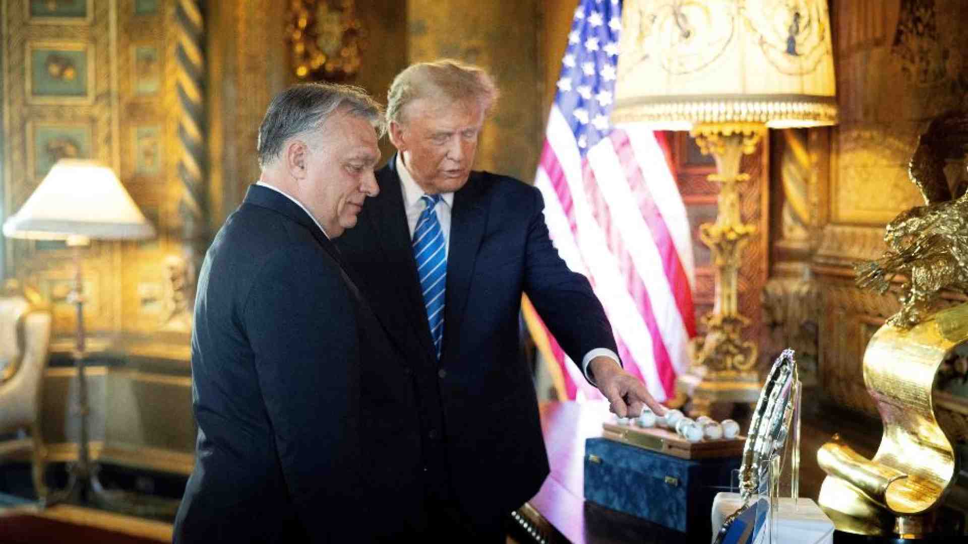 Immagine di Orbán incorona Trump: «Lui è il presidente della pace»