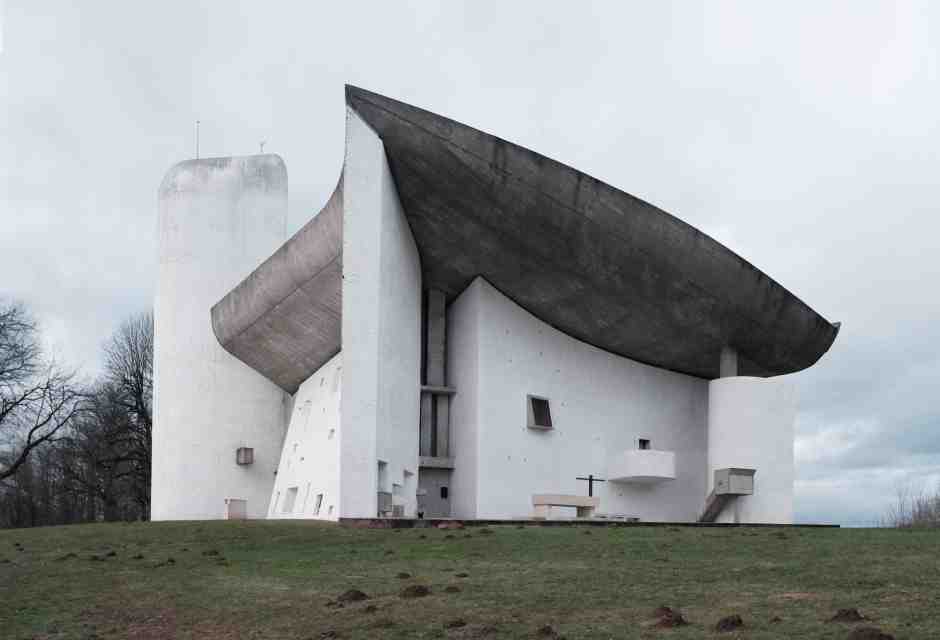 La cappella di Notre-Dame du Haut  a &nbsp;Ronchamp&nbsp;<br />