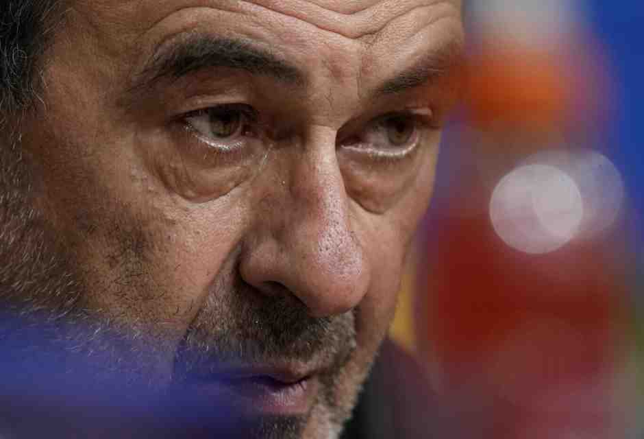 Maurizio Sarri si &egrave; dimesso da allenatore della Lazio (foto LaPresse)
