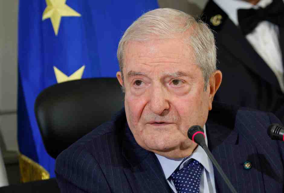 &nbsp;Il presidente della Corte Costituzionale Augusto Barbera - foto Ansa