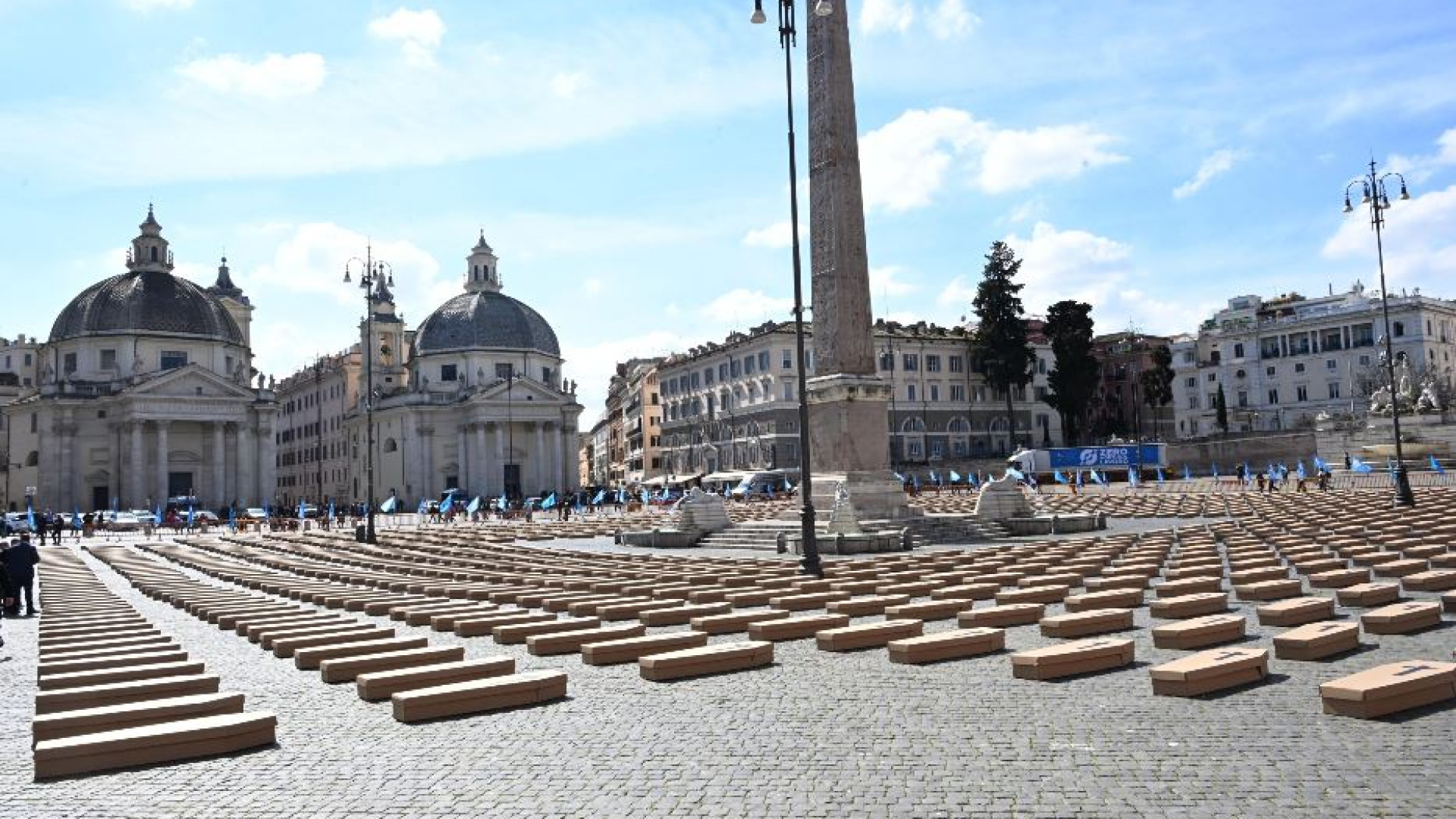 Immagine di Mille bare in piazza contro le morti sul lavoro
