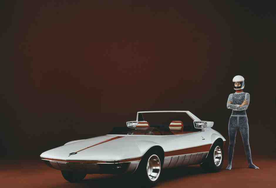Prototipo Autobianchi Runabout al Salone dell'auto di Torino del 1969 disegnato da Gandini (Foto Getty)