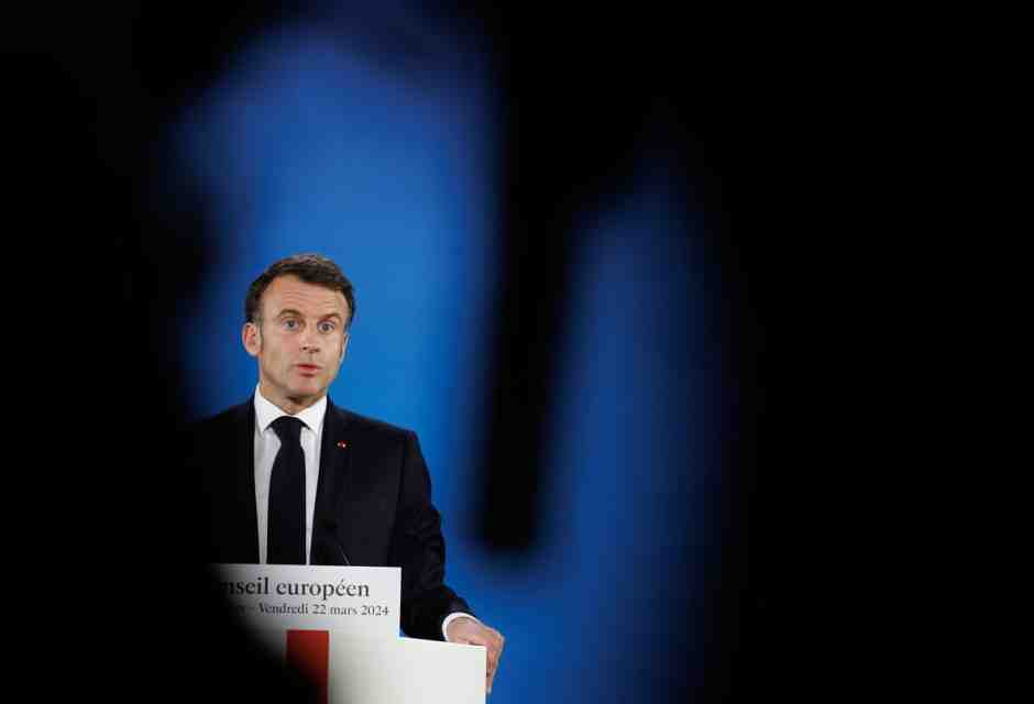 &nbsp;Il presidente della repubblica Francese Emmanuel Macron - foto Ansa