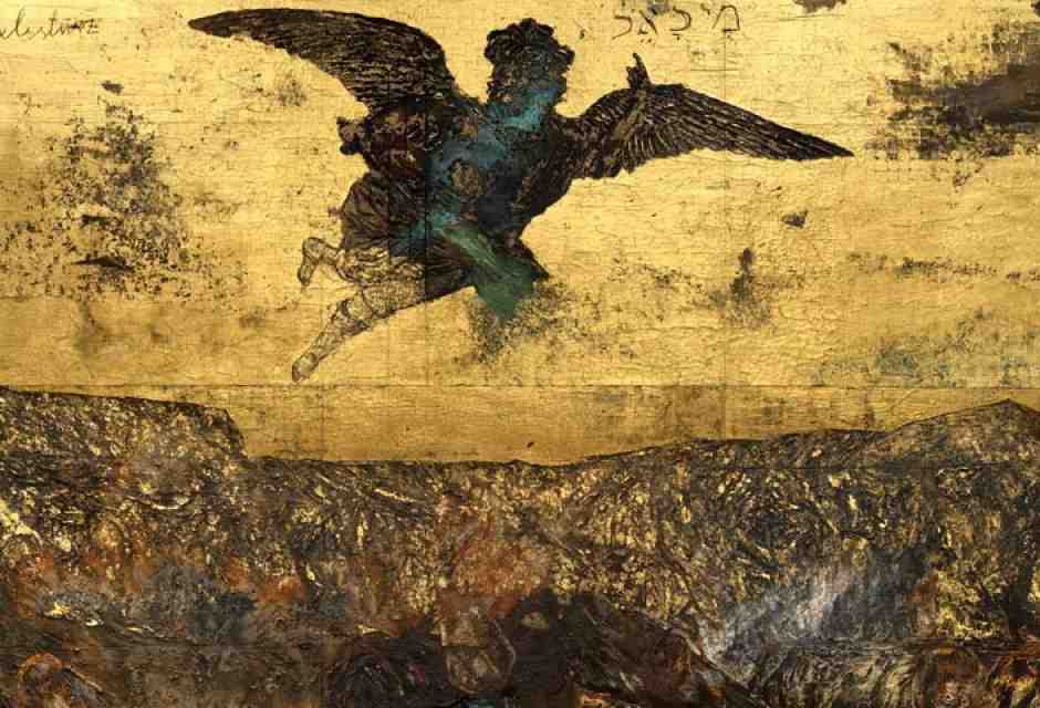 Anselm Kiefer, &ldquo;Engelssturz&rdquo; (&ldquo;Caduta dell&rsquo;angelo&rdquo;) 2022-2023. Copyright Anselm Kiefer, foto di Georges Poncet&nbsp;<br />