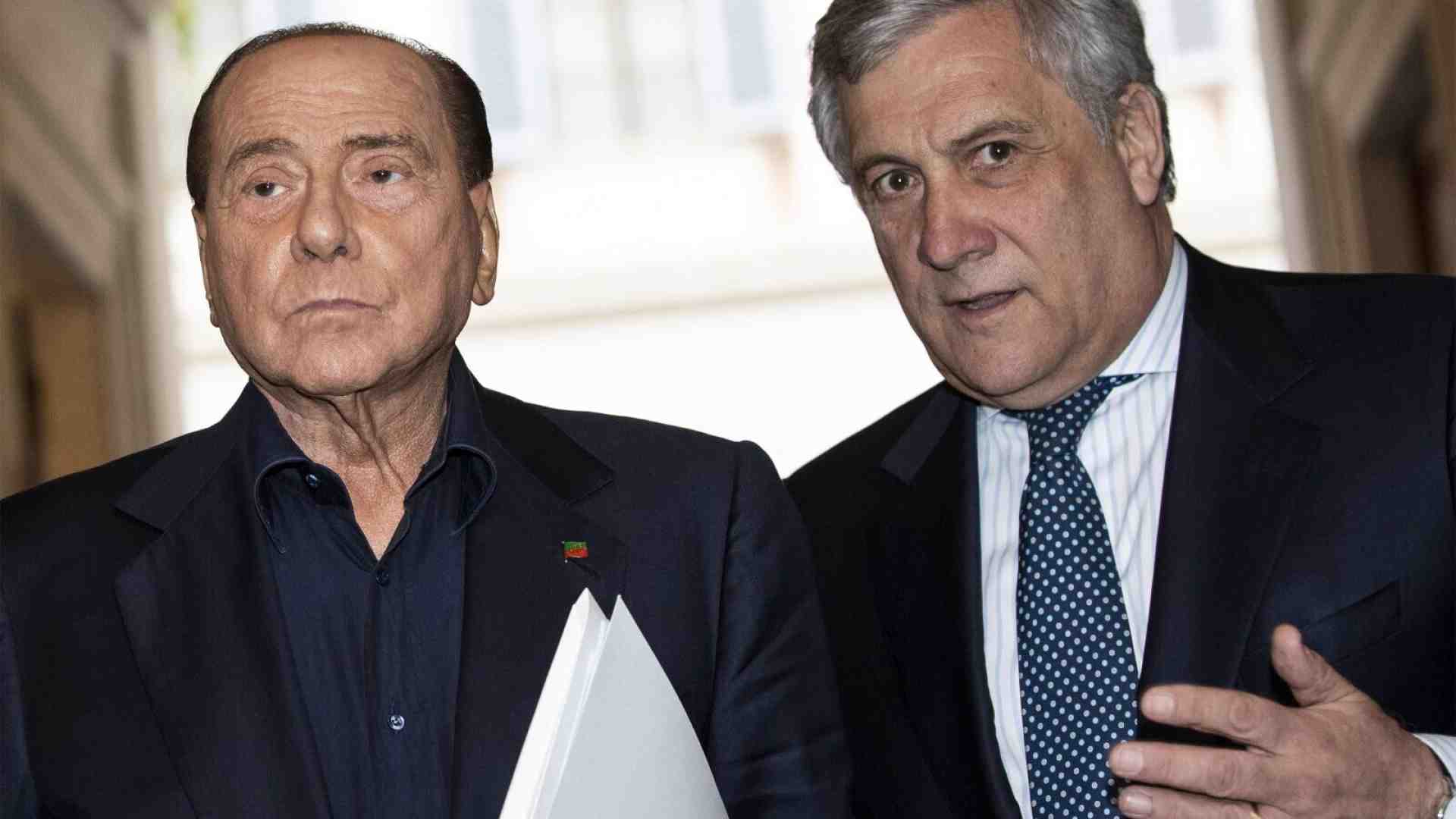 Immagine di Antonio Tajani, delfino. Colloquio a bordo piscina