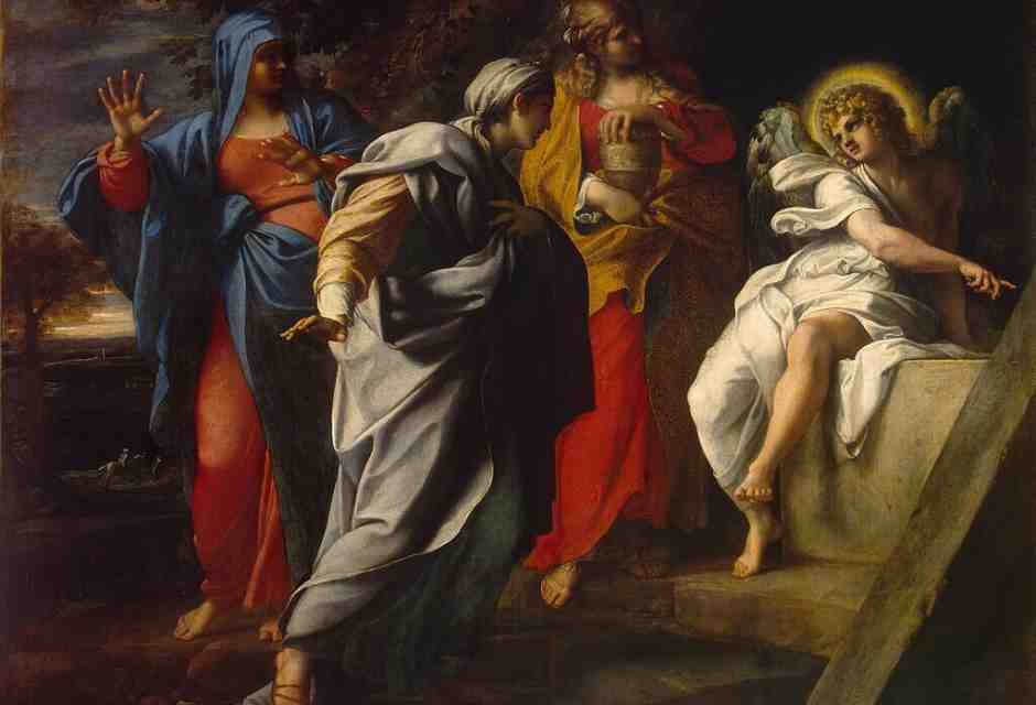 Pie donne al sepolcro, Annibale Carracci (1600 ca.), olio su tela - Ermitage, San Pietroburgo
