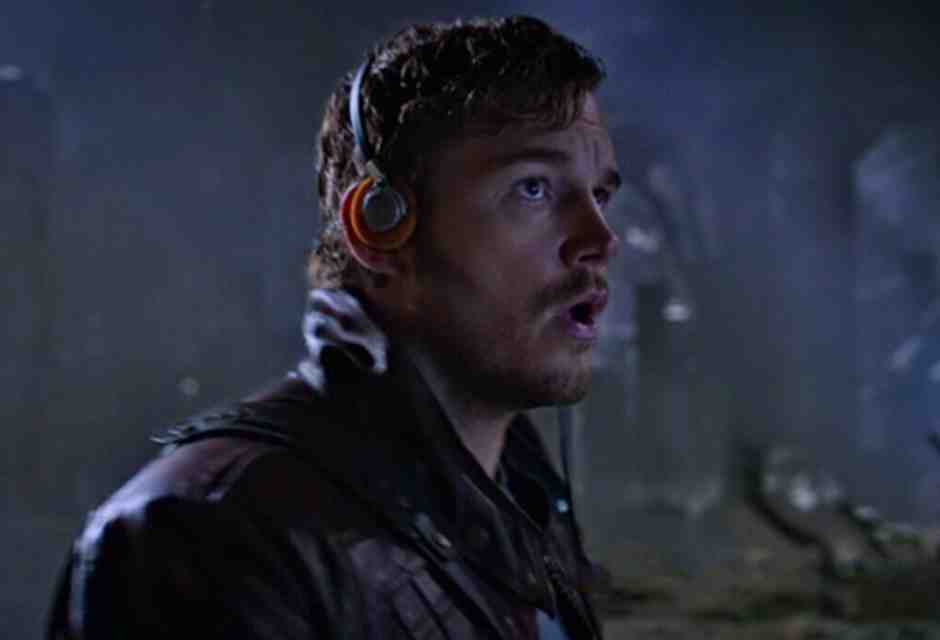 Chris Pratt &egrave; Peter Quill in Guardiani della Galassia, film del 2014 co-scritto e diretto da James Gunn&nbsp;<br />