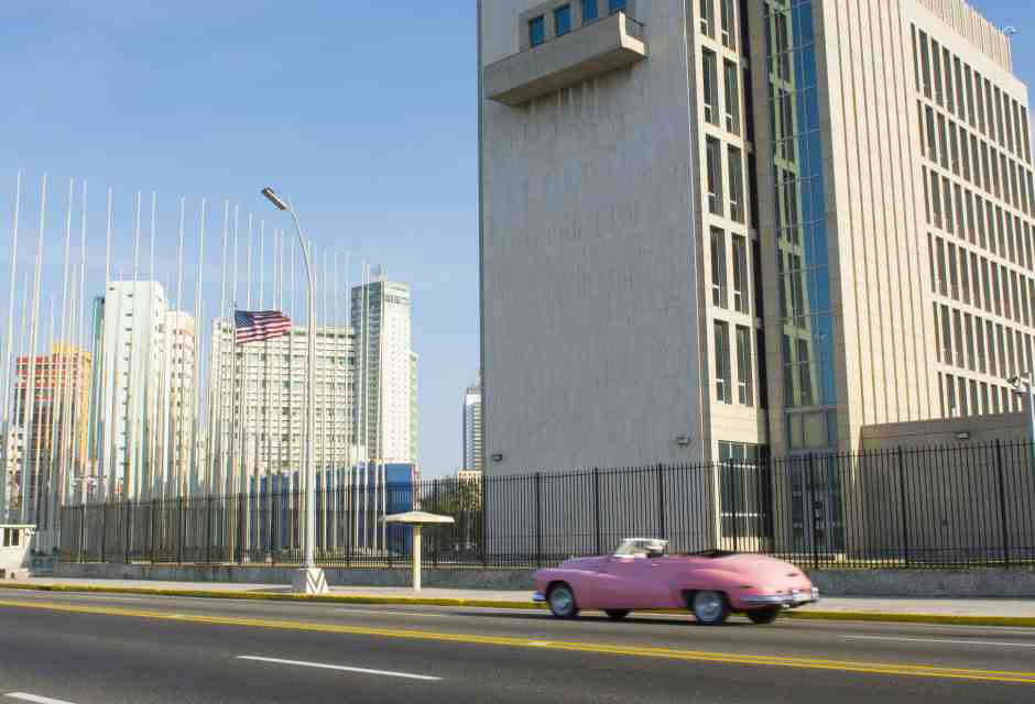 L'Ambasciata degli Stati Uniti a L'Avana, Cuba (Foto Education Images/Universal Images Group)&nbsp;<br />