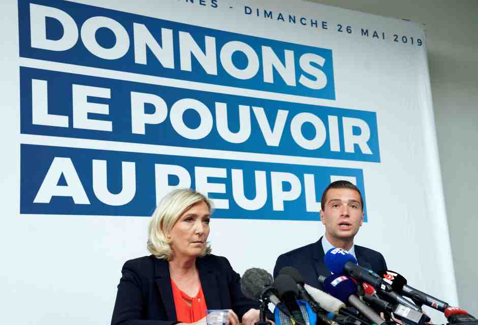 &nbsp;Marine Le Pen e Jordan Bardella (Gettyimages)