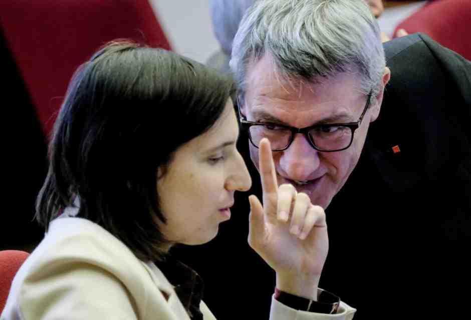 Elly Schlein con Maurizio Landini (foto LaPresse)