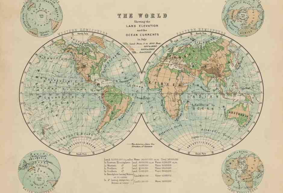 Vecchi mappamondi e nuova geopolitica