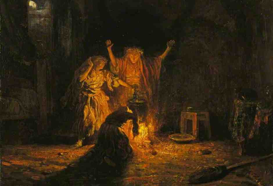Le streghe nel "Macbeth", Alexandre-Gabriel Decamps (1803-1860), Collezione Wallace&nbsp;<br />